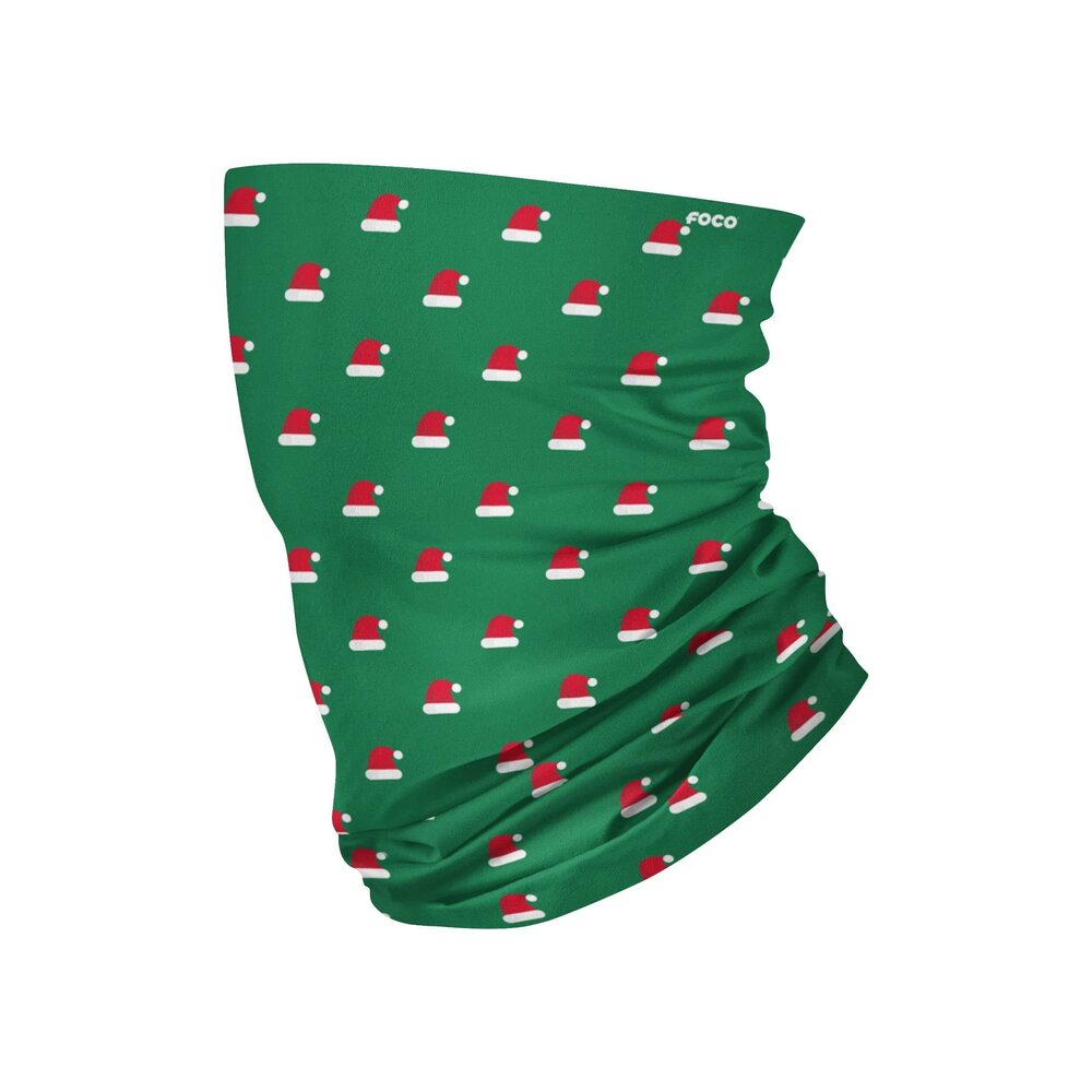 6134 Repeat Santa Hats Printed Gaiter Scarf